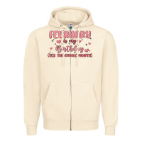 Sandshell february is my birthday yes the whole month malia Zipper Hoodie - MaliasSmallBusiness