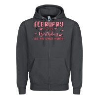 Smoke february is my birthday yes the whole month malia Zipper Hoodie - MaliasSmallBusiness