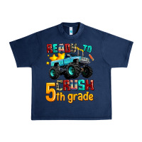 Navy ready to school crush 5th grade Urban Heavy Tee - AdoDesignShop