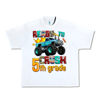 White ready to school crush 5th grade Urban Heavy Tee - AdoDesignShop