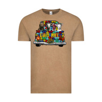 Vintage Coffee farm life truck autism Vintage Tee - CowhideDigitalArt