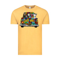 Vintage Mustard farm life truck autism Vintage Tee - CowhideDigitalArt