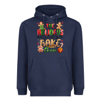 Navy the holidays are what you bake them Heavyweight Hoodie - MaliasSmallBusiness
