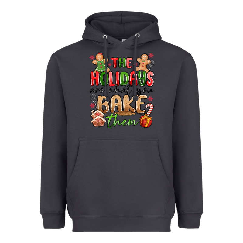 The Holidays Are What You Bake Them Heavyweight Hoodie by MaliasSmallBusiness | Teevron