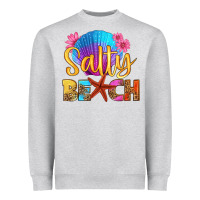 Heather Grey salty beach Heavyweight Sweatshirt - HRA Design Shop