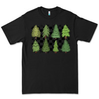 Black checkered trees Premium Tee - MaliasSmallBusiness