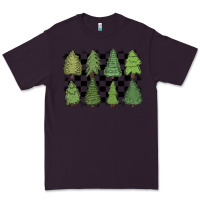 Plum checkered trees Premium Tee - MaliasSmallBusiness