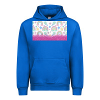 Cobalt doodle doodle rainbow Urban Hoodie - TumblerDesignByShophia