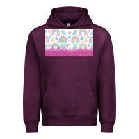Mauve Wine doodle doodle rainbow Urban Hoodie - TumblerDesignByShophia