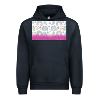 Navy doodle doodle rainbow Urban Hoodie - TumblerDesignByShophia