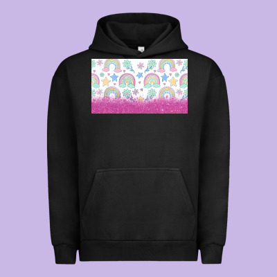 Doodle Doodle Rainbow Urban Hoodie Designed By Tumblerdesignbyshophia