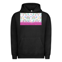 Pigment Black doodle doodle rainbow Urban Hoodie - TumblerDesignByShophia