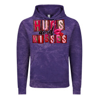 Cloud Purple hugs and kisses Vintage Hoodie - FaDigitalArtStudio