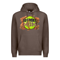 Coffee softball mom Premium Hoodie - AdoDesignShop