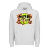 Dove Grey softball mom Premium Hoodie - AdoDesignShop