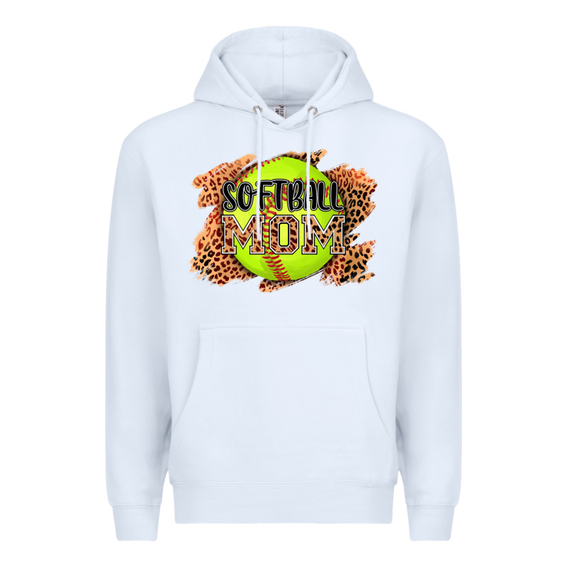 Softball Mom Premium Hoodie by AdoDesignShop | Teevron