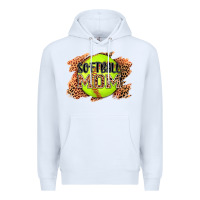 White softball mom Premium Hoodie - AdoDesignShop
