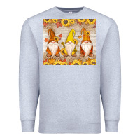 Heather Grey Thankful Gnomes Premium Sweatshirt - MaliasSmallBusiness