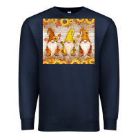 Navy Thankful Gnomes Premium Sweatshirt - MaliasSmallBusiness