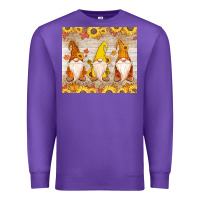 Purple Thankful Gnomes Premium Sweatshirt - MaliasSmallBusiness