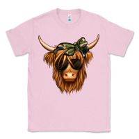 Bubblegum Pink camouflage long haired cow Classic Tee - Jasminsmagicworld