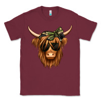 Burgundy camouflage long haired cow Classic Tee - Jasminsmagicworld