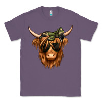 Lavender camouflage long haired cow Classic Tee - Jasminsmagicworld