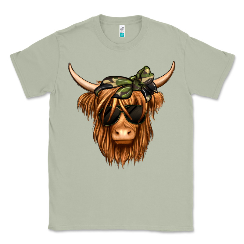 Camouflage Long Haired Cow Classic Tee by Jasminsmagicworld | Teevron