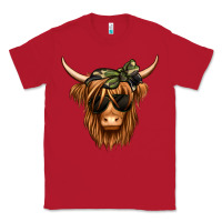 Red camouflage long haired cow Classic Tee - Jasminsmagicworld