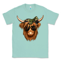 Seafoam camouflage long haired cow Classic Tee - Jasminsmagicworld