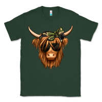 Sports Green camouflage long haired cow Classic Tee - Jasminsmagicworld