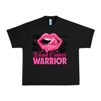 Black breast cancer warrior lips Urban Heavy Tee - JahusDesignShop