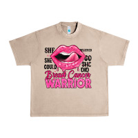 French Oak breast cancer warrior lips Urban Heavy Tee - JahusDesignShop