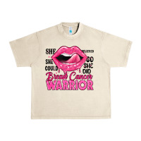 Sandshell breast cancer warrior lips Urban Heavy Tee - JahusDesignShop