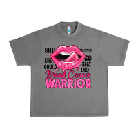 Tornado breast cancer warrior lips Urban Heavy Tee - JahusDesignShop