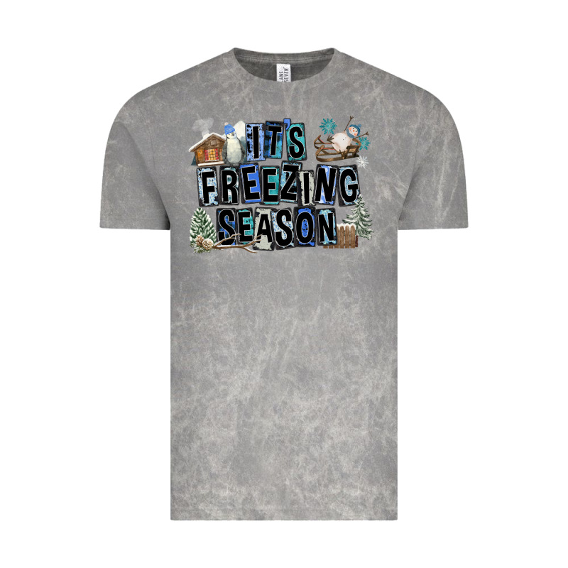 It's Freezing Season Vintage Tee by FaDigitalArtStudio | Teevron
