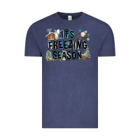 Vintage Denim It's Freezing Season Vintage Tee - FaDigitalArtStudio