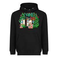Black camp life Heavyweight Hoodie - MaliasSmallBusiness