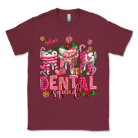 Burgundy pink christmas teeth dental squad Classic Tee - AdoDesignShop