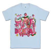 Dusty Blue pink christmas teeth dental squad Classic Tee - AdoDesignShop