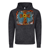 Vintage Black western cross Vintage Hoodie - JahusDesignShop