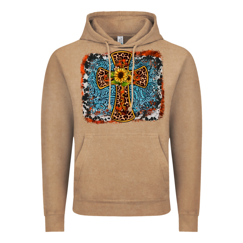 Western Cross Vintage Hoodie by JahusDesignShop | Teevron