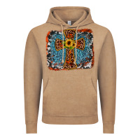 Vintage Coffee western cross Vintage Hoodie - JahusDesignShop