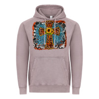 Vintage Zinc western cross Vintage Hoodie - JahusDesignShop