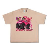 Burro crush breast cancer monster truck with dinosaur Urban Heavy Tee - JahusDesignShop