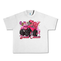 Lunar Rock crush breast cancer monster truck with dinosaur Urban Heavy Tee - JahusDesignShop