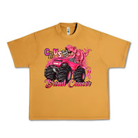 Peanut Butter crush breast cancer monster truck with dinosaur Urban Heavy Tee - JahusDesignShop