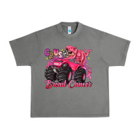 Tornado crush breast cancer monster truck with dinosaur Urban Heavy Tee - JahusDesignShop