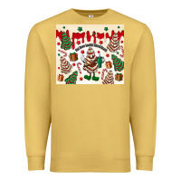 Antique Gold Boojee Christmas cake Premium Sweatshirt - MaliasSmallBusiness