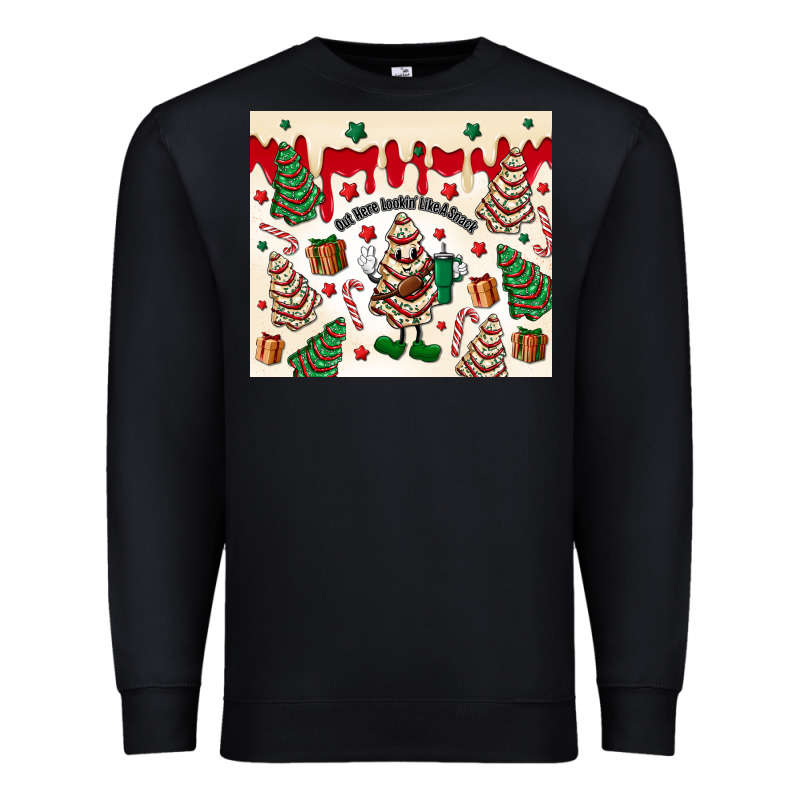 Boojee Christmas Cake Premium Sweatshirt by MaliasSmallBusiness | Teevron